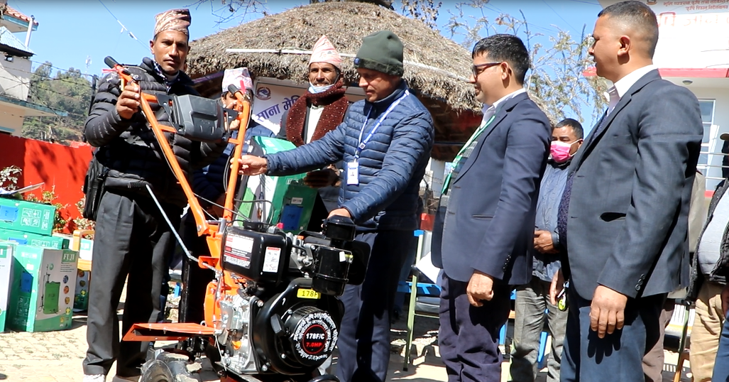 गुल्मीका गाउँ–गाउँमा कृषिमा यान्त्रिकरण